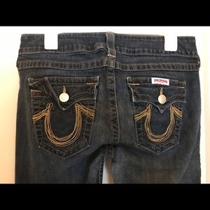 True Religion size 32 sparkle pocket jeans